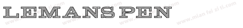 Lemans Pen字体转换